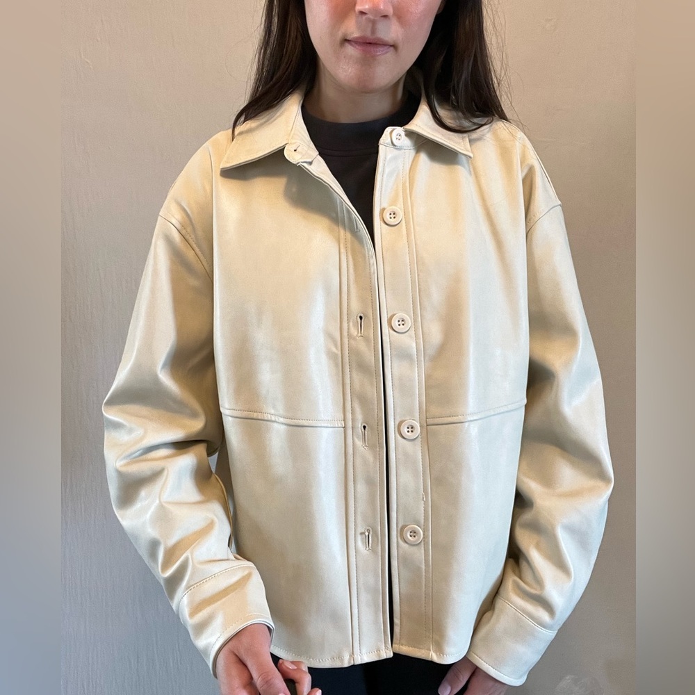 Faux Leather Jacket